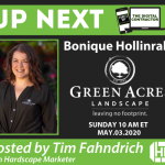 Bonique Hollinrake with Green Acres Landscape |Digital Contractor Show