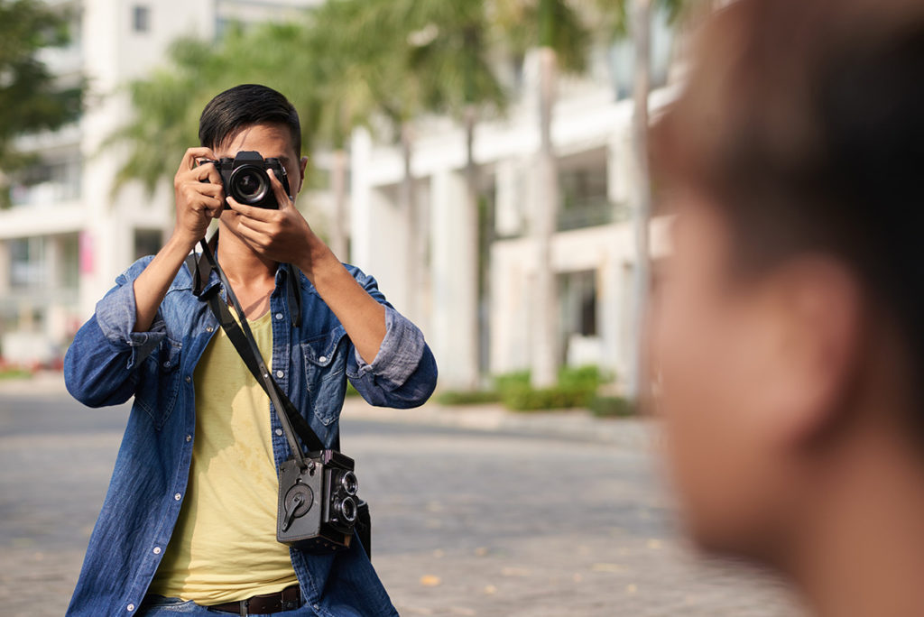 Photographer at work