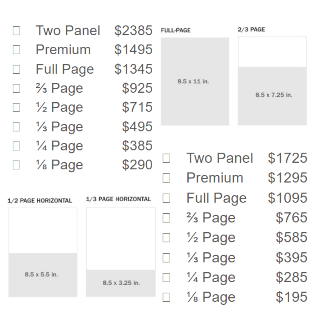 magazine ad rates