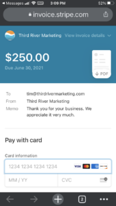 text to pay stripe