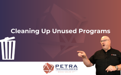 Cleaning Up Unused Programs