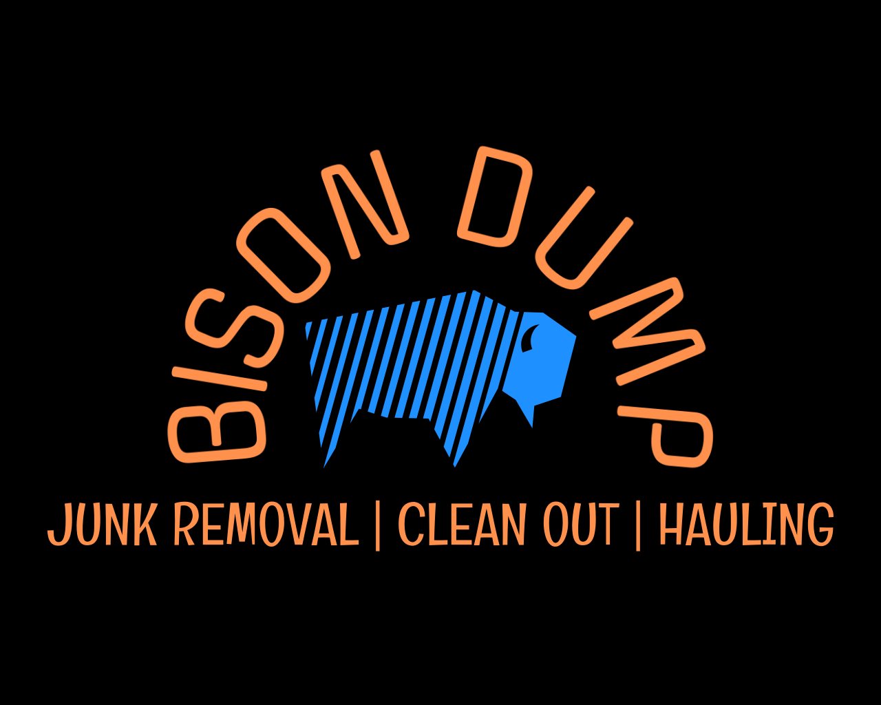 Bison Dump Hauling & Junk Removal Logo