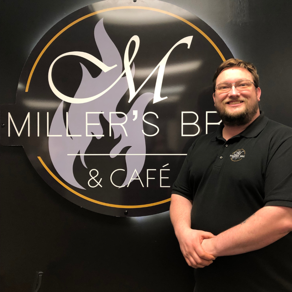 Matthew Miller, owner of Miller's BBQ and Cafe