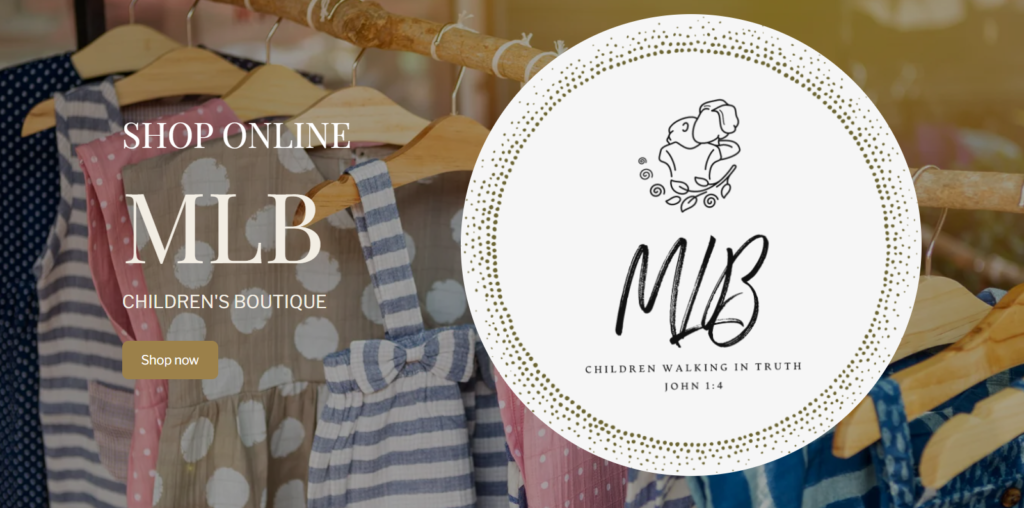 online store featuring children's boutique clothing and accessories